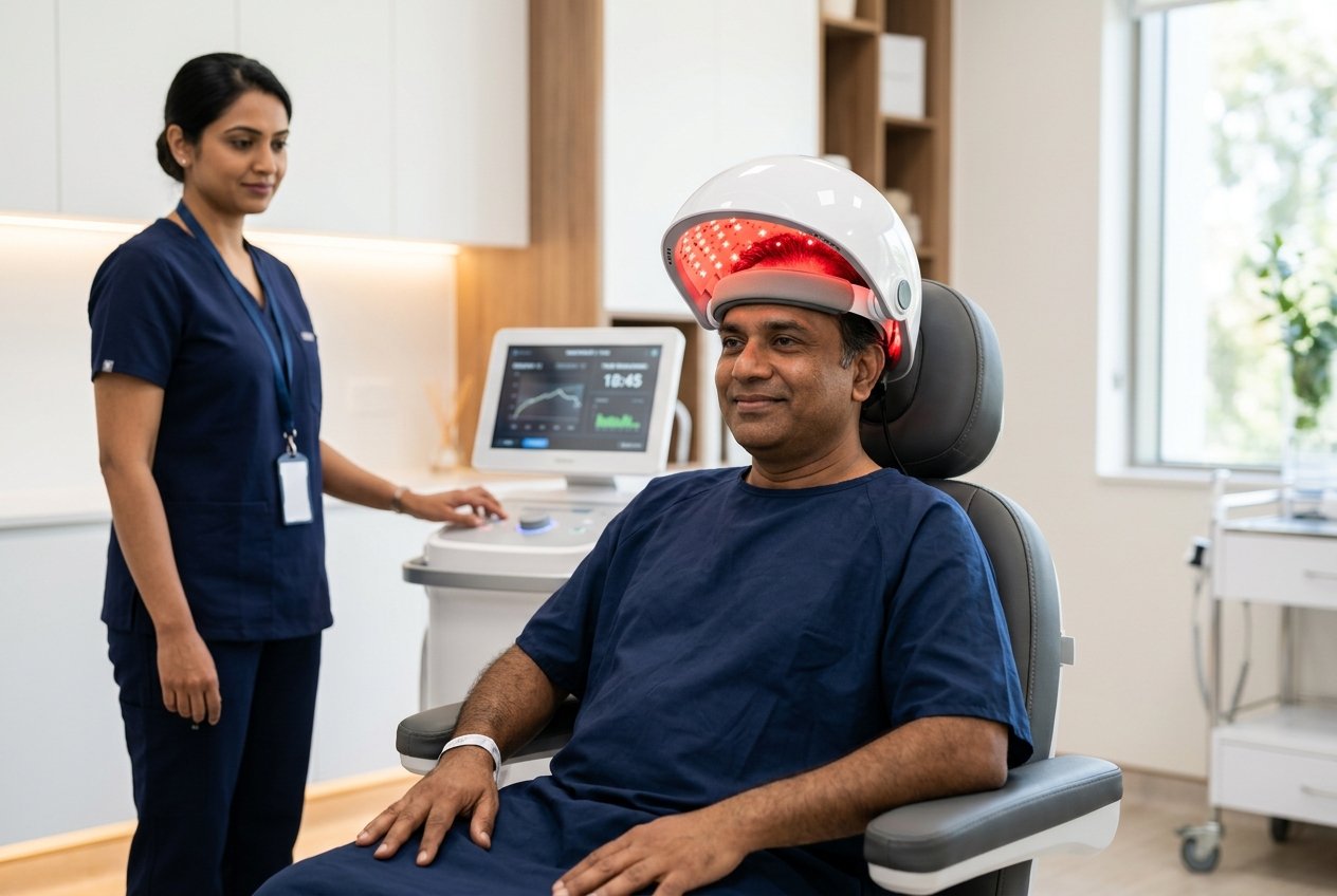 High Frequency Laser Helmet